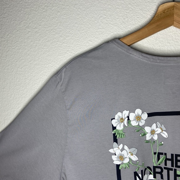 NORTH FACE Mens Himalayan Grey Short-Sleeve T-Shirt w/ Graphic Print, Sz L - Picture 7 of 11